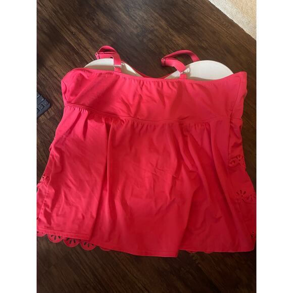 D & CO Beach plus size swim top 26W - Picture 2 of 4